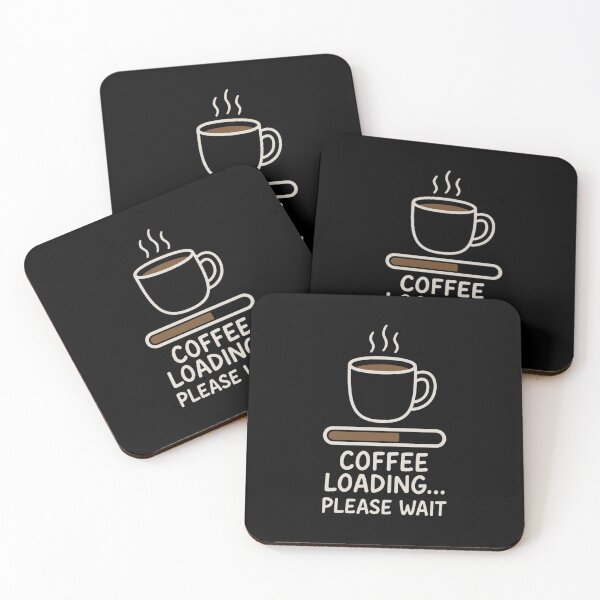 Item preview, Coffee Loading... Please Wait – Funny Programmer Mug Design designed and sold by Dokak Shop.