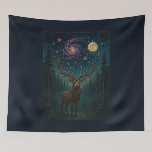 Item preview, Celestial Stag: Guardian of the Forest designed and sold by hitechmom.