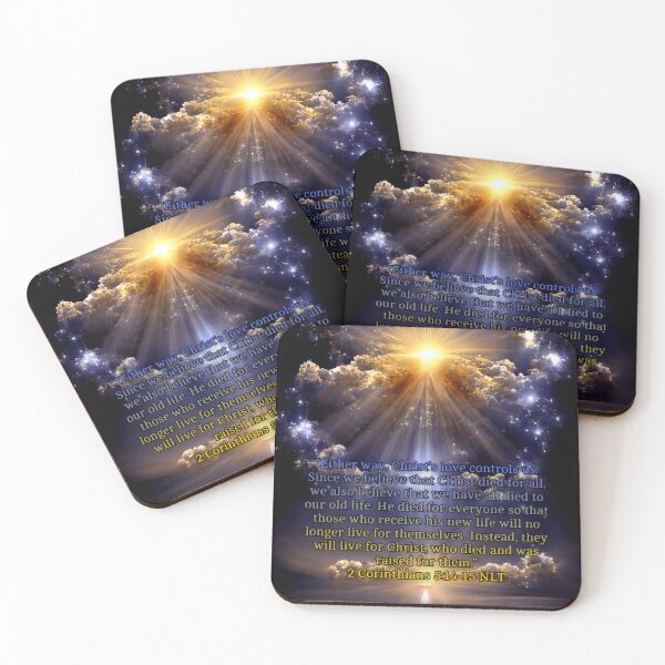 Item preview, 2 Corinthians 5:14-15 NLT - jctbv designed and sold by JCTRUTHERshop.