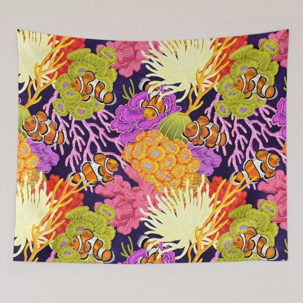 Item preview, Clownfish and Coral designed and sold by Marta Tesoro.