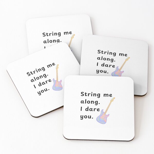 Item preview, String Me Along. I Dare You: Electric Guitar designed and sold by LoveGrub.