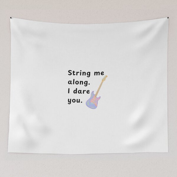 Item preview, String Me Along. I Dare You: Electric Guitar designed and sold by LoveGrub.