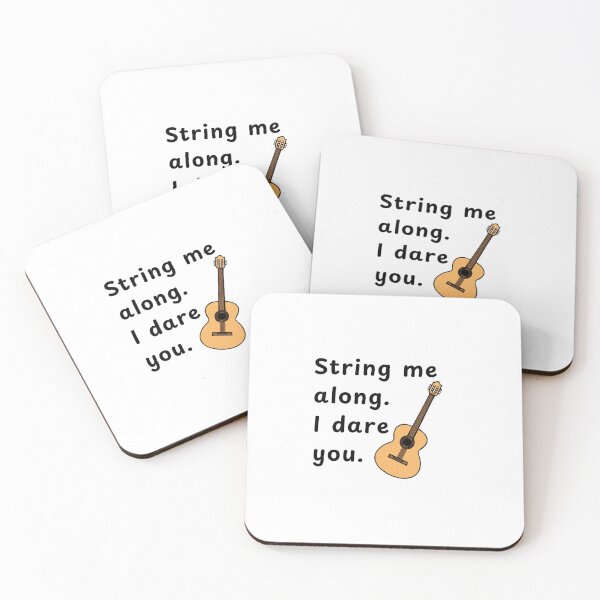 Item preview, String Me Along. I Dare You: Guitar designed and sold by LoveGrub.