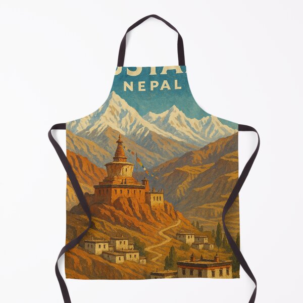 Item preview, Mustang, Nepal – Himalayan Landscape and Monastery designed and sold by Aryabek.