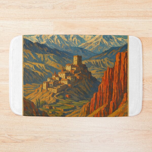 Item preview, Mustang, Nepal – Himalayan Landscape and Tibetan Monastery designed and sold by Aryabek.