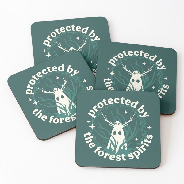 Item preview, Protected by the forest spirits designed and sold by cozy creatures council.