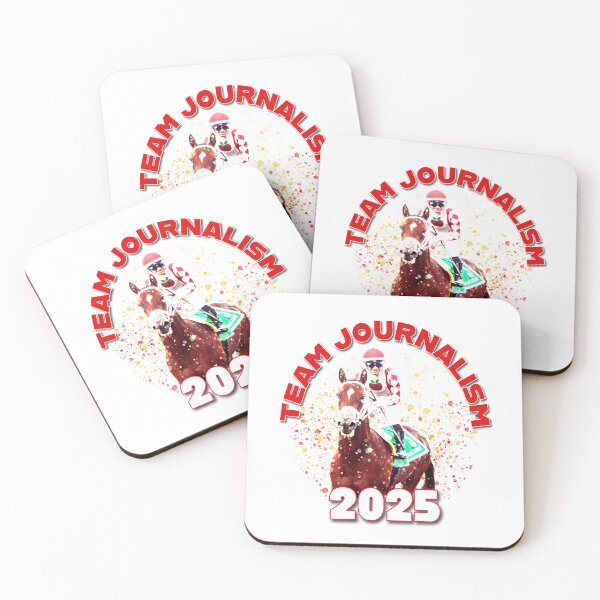 Item preview, Team Journalism 2025 Kentucky Derby Hopeful horse racing design designed and sold by Ginny Luttrell.
