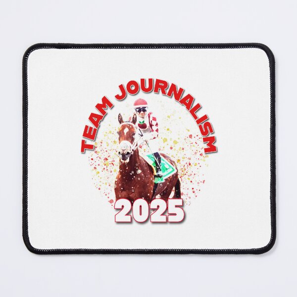 Item preview, Team Journalism 2025 Kentucky Derby Hopeful horse racing design designed and sold by Ginny Luttrell.