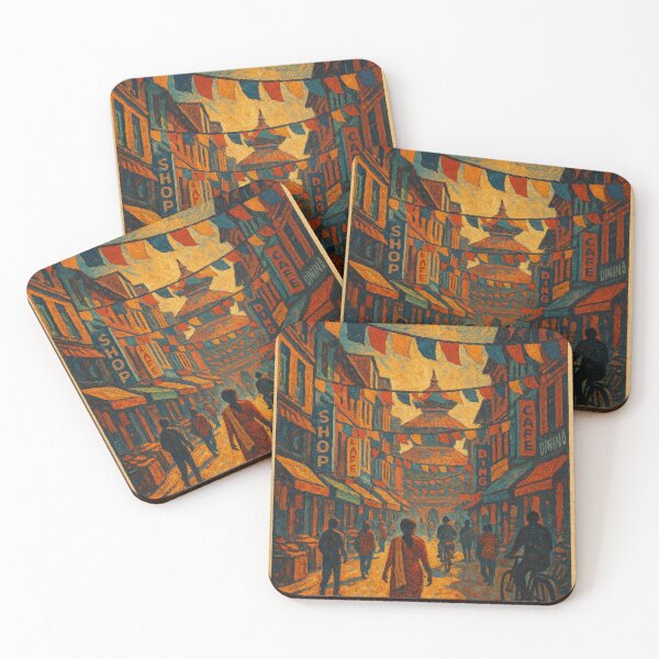 Item preview, Thamel, Kathmandu – Market Street at Nepal designed and sold by Aryabek.