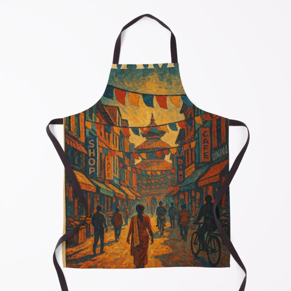 Item preview, Thamel, Kathmandu – Market Street at Nepal designed and sold by Aryabek.