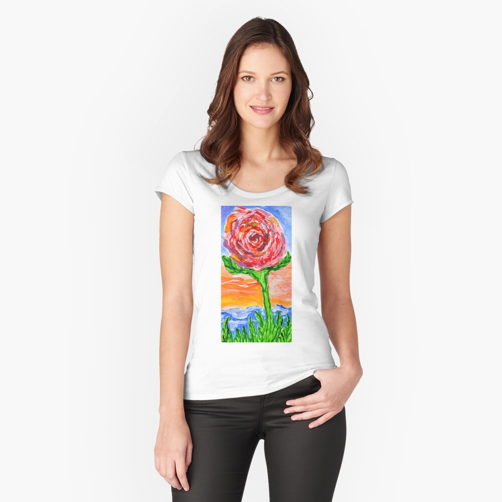 Item preview, Fitted Scoop T-Shirt designed and sold by Ladyinthemitten.