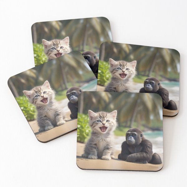 Item preview, La ternura de los animales en la playa designed and sold by Tonphiarts.