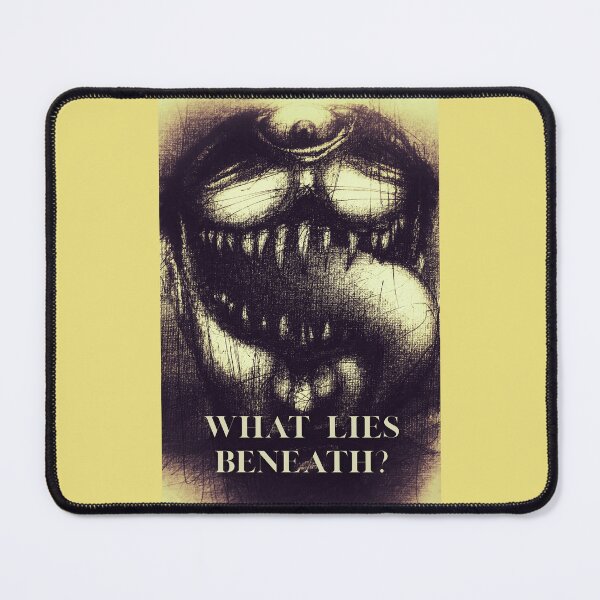 Item preview, What Lies Beneath – Surreal Portrait of Fear, Teeth, and Inner Distortion designed and sold by Anomaly Effect.