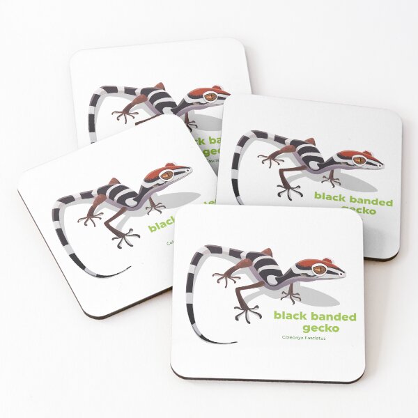 Item preview, Black Banded Gecko (Coleonyx Fasciatus) designed and sold by EstudioToona.