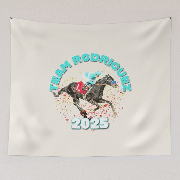 Item preview, Kentucky Derby Hopeful Team Rodriguez horse racing design  designed and sold by Ginny Luttrell.