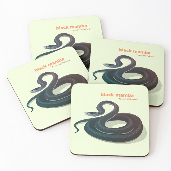 Item preview, Black mamba (Dendroaspis Polylepis) designed and sold by EstudioToona.