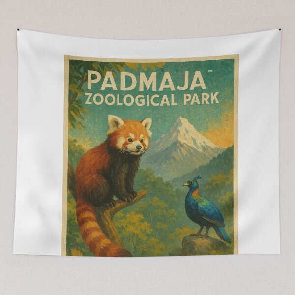 Item preview, Padmaja Zoological Park – Red Panda and Himalayan Monal designed and sold by Aryabek.
