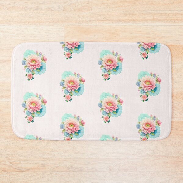 Item preview, Pink Blue Floral Colorful Beautiful Design designed and sold by PepfryPrinting.