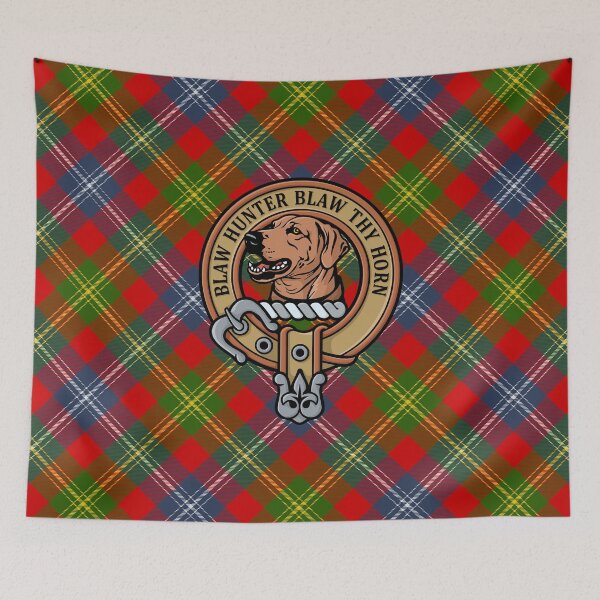 Item preview, Clan Forrester Crest over Tartan designed and sold by sifis.