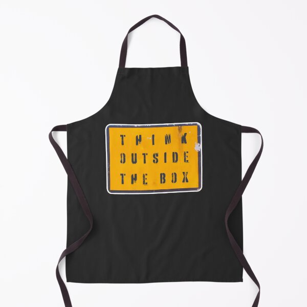 Item preview, Think outside the box, the yellow road sign graphics designed and sold by silent-violin.