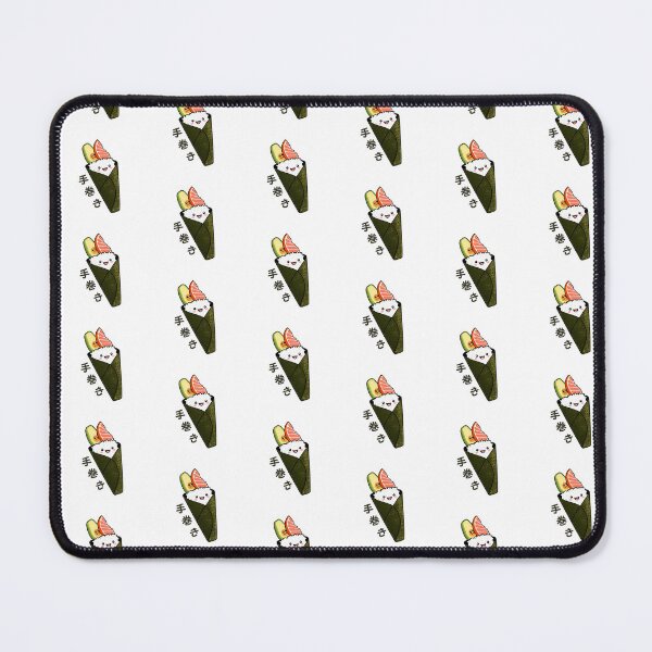 Item preview, Kawaii Temaki Sushi Sticker Japanese Food Illustration designed and sold by SaavedraDesign.