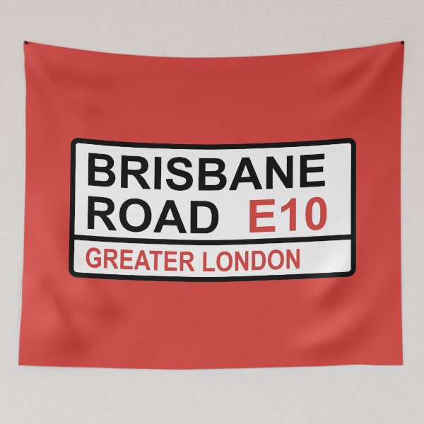 Item preview, Leyton Brisbane Road Iconic Street Sign designed and sold by DelfDesign.