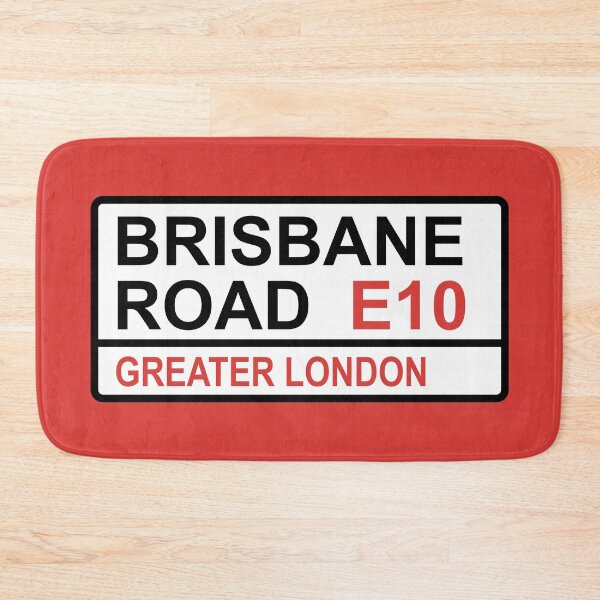Item preview, Leyton Brisbane Road Iconic Street Sign designed and sold by DelfDesign.