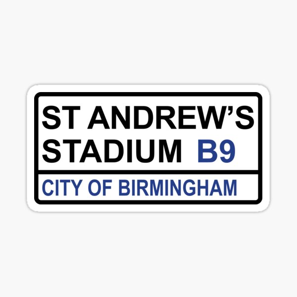 Item preview, Birmingham City St. Andrew’s Stadium Iconic Street Sign designed and sold by DelfDesign.