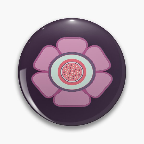 Item preview, Purple, Magenta, Green, Salmon Colored Groovy Flower (Some Patterns)  designed and sold by MoePark.
