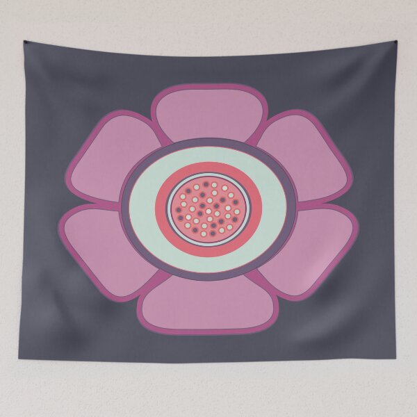 Item preview, Purple, Magenta, Green, Salmon Colored Groovy Flower (Some Patterns)  designed and sold by MoePark.