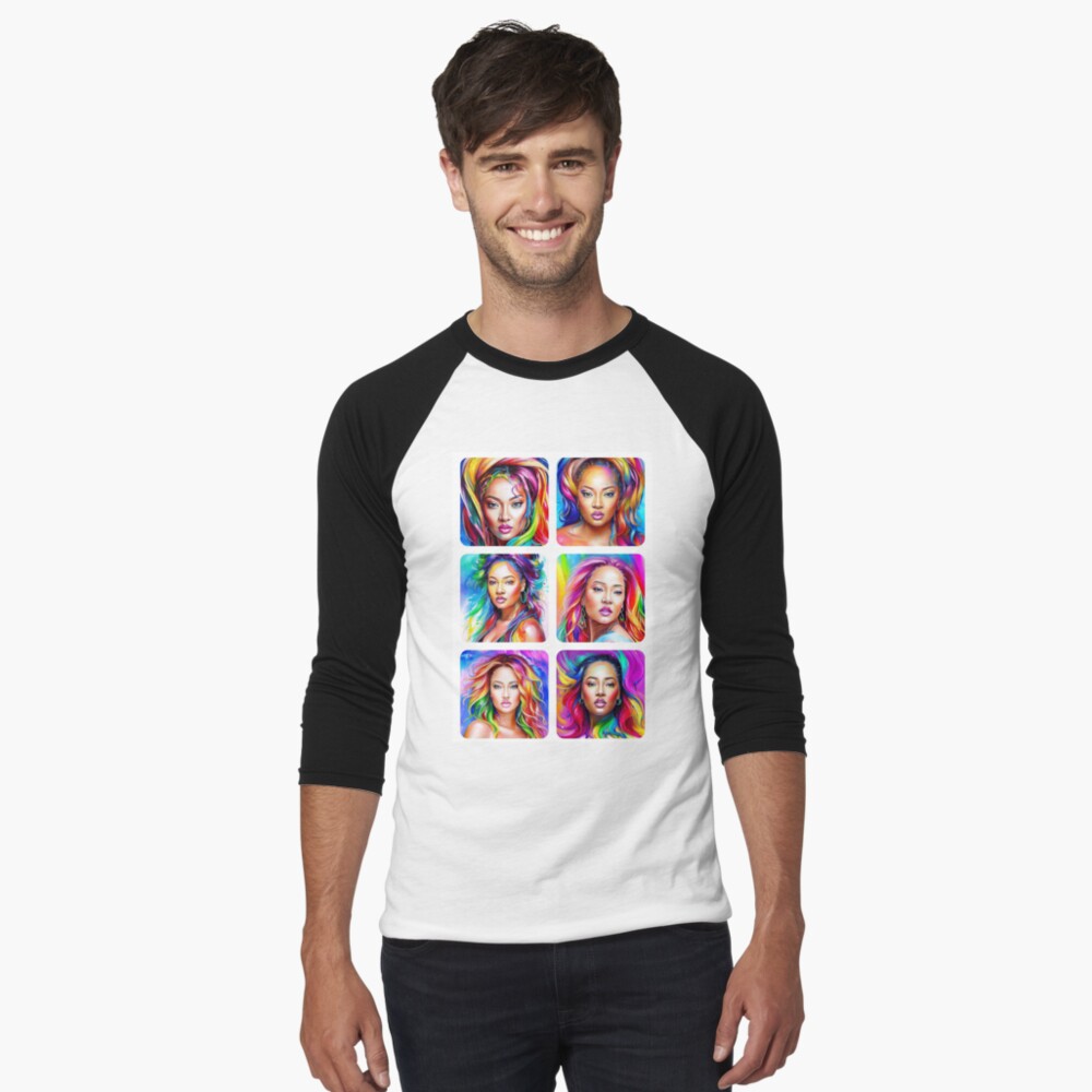 Item preview, Baseball ¾ Sleeve T-Shirt designed and sold by Ladyinthemitten.