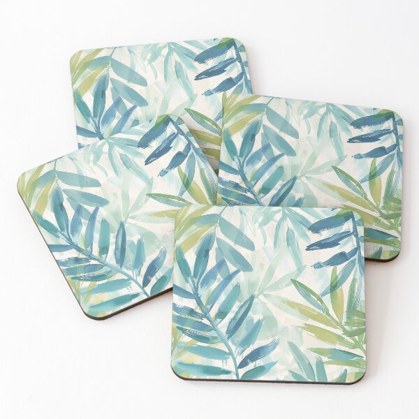 Item preview, Tropical Palm Leaves – Abstract Watercolor Botanical Print designed and sold by solynneart.