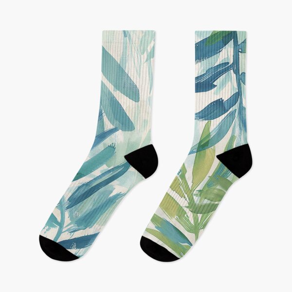 Item preview, Tropical Palm Leaves – Abstract Watercolor Botanical Print designed and sold by solynneart.