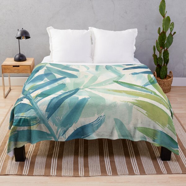 Item preview, Tropical Palm Leaves – Abstract Watercolor Botanical Print designed and sold by solynneart.