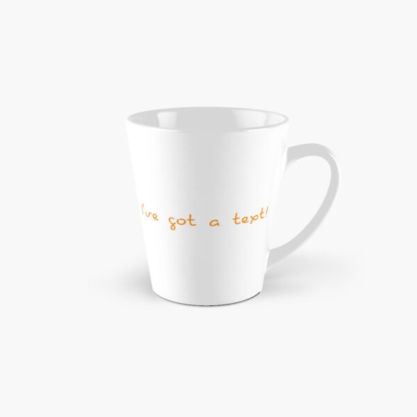 Aperçu de l'œuvre J'ai reçu un SMS - Love Island (Orange) créée et vendue par The Salt Label.