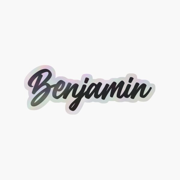 Artikel-Vorschau von Benjamin Name, designt und verkauft von FLATVAC STICKER.