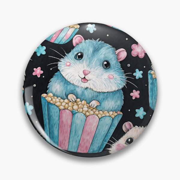 Item preview, Roborovski dwarf hamster popcorn pattern designed and sold by patterncrow.