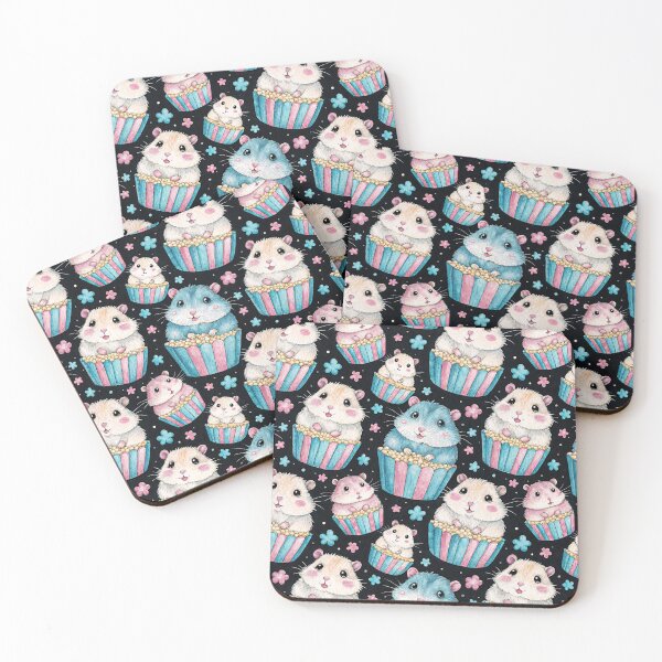 Item preview, Roborovski dwarf hamster popcorn pattern designed and sold by patterncrow.