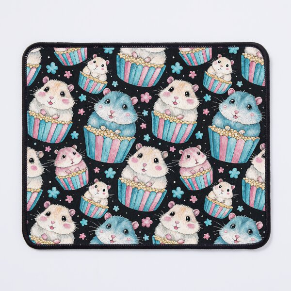 Item preview, Roborovski dwarf hamster popcorn pattern designed and sold by patterncrow.