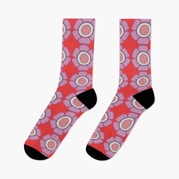 Item preview, Purple, Magenta, Green, Salmon Colored Groovy Flower (Some Patterns)  designed and sold by MoePark.
