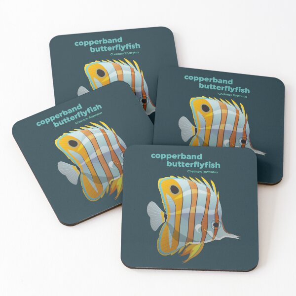Item preview, Copperband Butterflyfish (Chelmon Rostratus) designed and sold by EstudioToona.