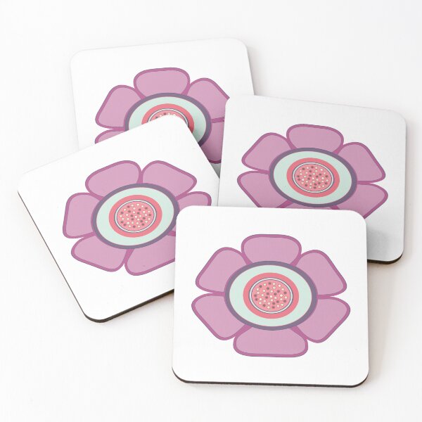 Item preview, Purple, Magenta, Green, Salmon Colored Groovy Flower (Some Patterns)  designed and sold by MoePark.