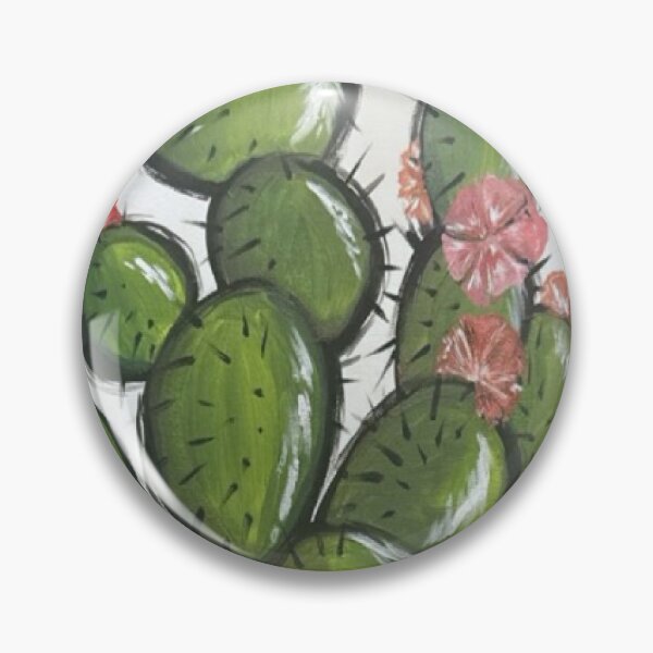 Item preview, S&P Pink Flower Cactus No.1 designed and sold by MyBottomShelf.