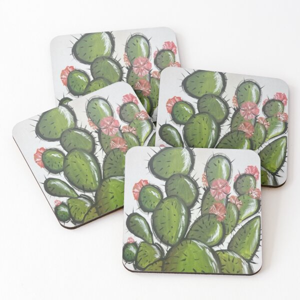 Item preview, S&P Pink Flower Cactus No.1 designed and sold by MyBottomShelf.