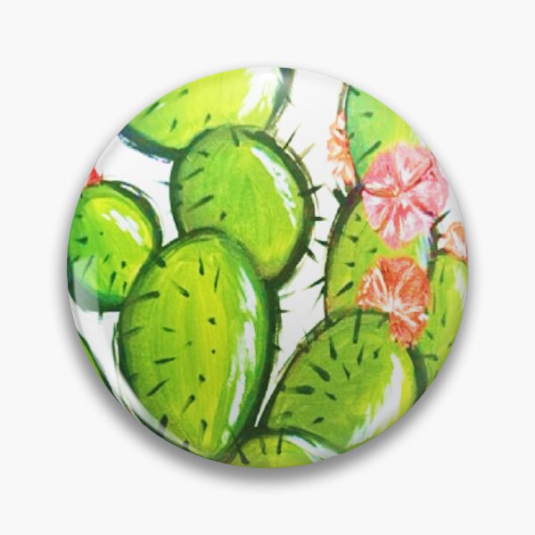 Item preview, S&P Pink Flower Cactus No.2 designed and sold by MyBottomShelf.