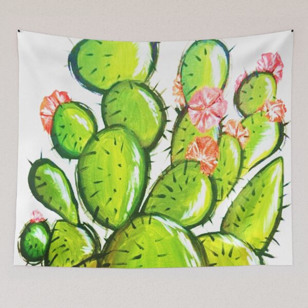 Item preview, S&P Pink Flower Cactus No.2 designed and sold by MyBottomShelf.