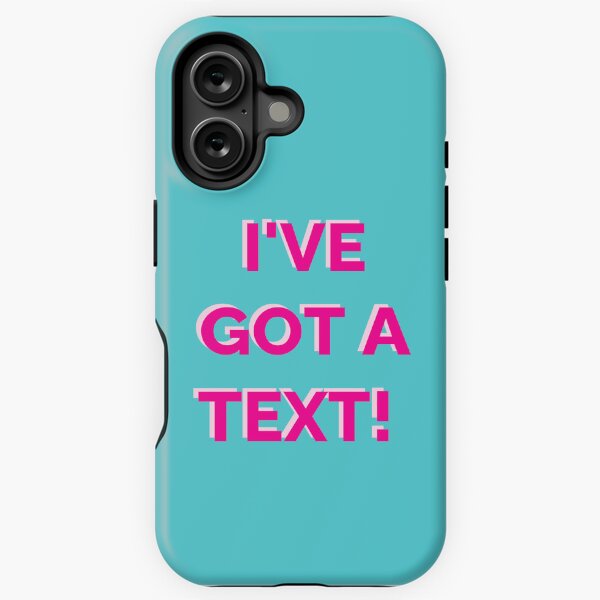Item preview, I've Got a Text - Love Island (Aqua) designed and sold by The Salt Label.