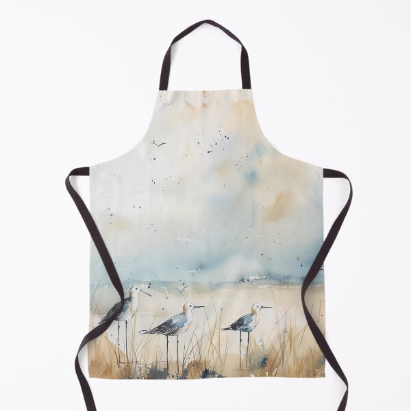 Item preview, Sandpipers by the Shore – Soft Watercolor Coastal Bird Art designed and sold by solynneart.