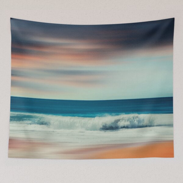 Item preview, Wave After Wave - Wave Crashing on Beach Abstract designed and sold by Dyrk Wyst Redbubble Shop.