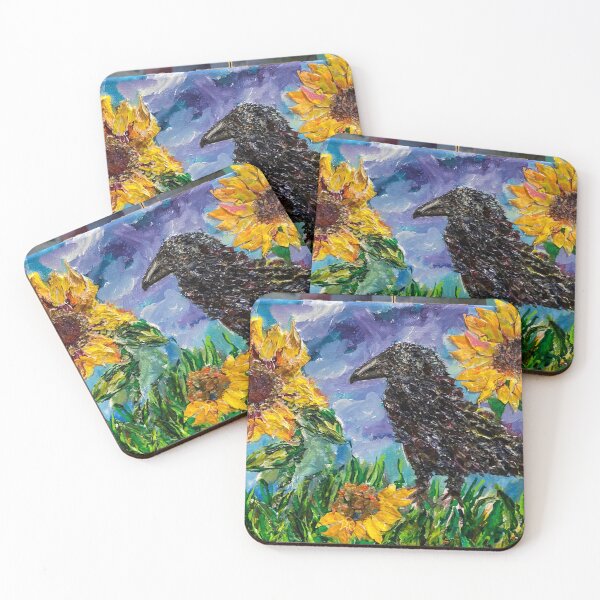 Amongst the Sunflowers Coasters (Set of 4)